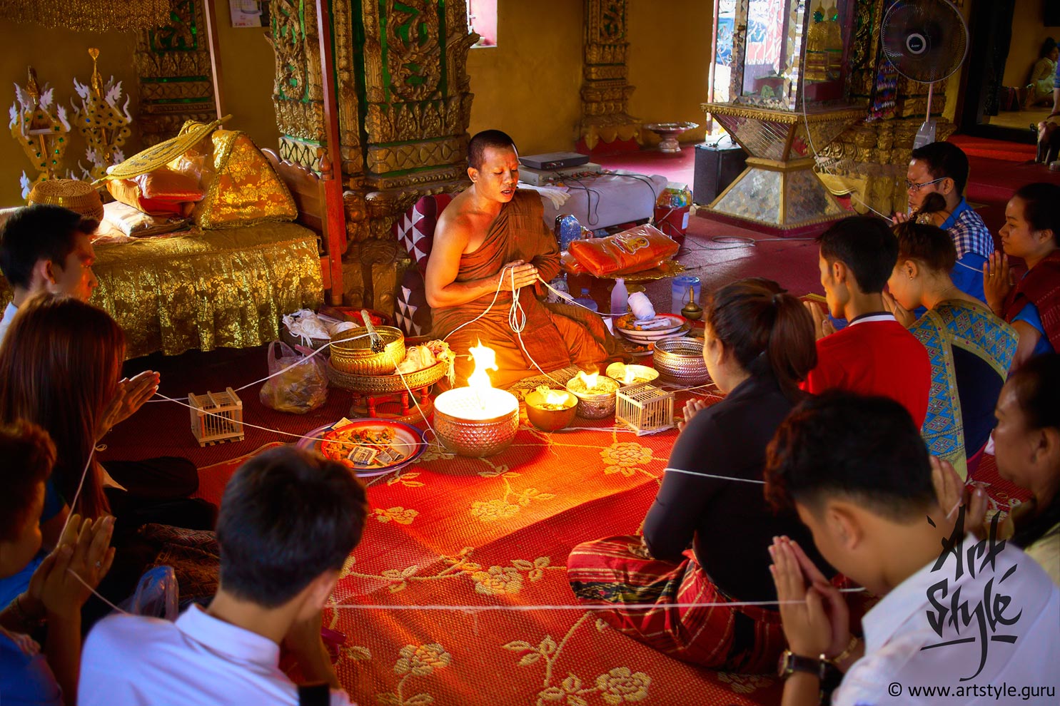 Wat Simeuang, Vientiane, Laos.