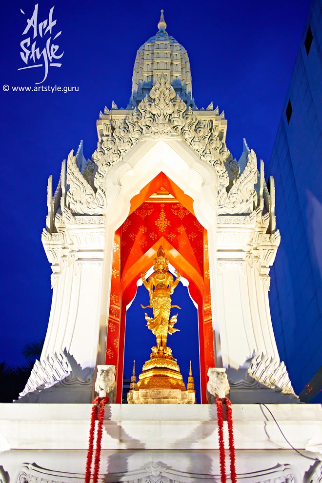 Trimurti shrine, Bangkok, Thailand.