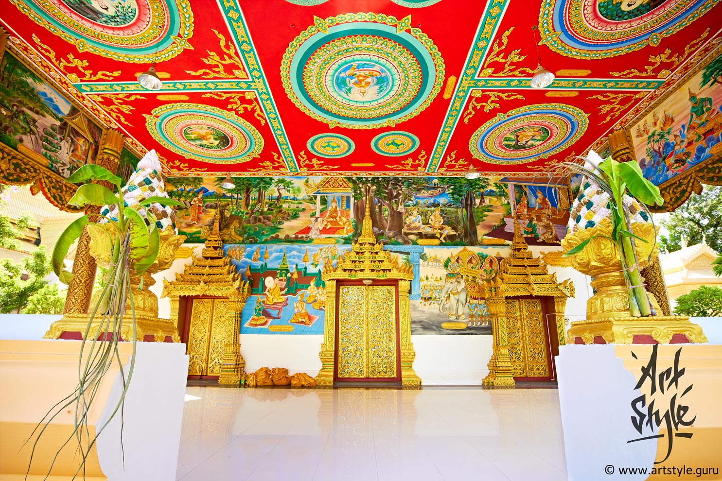 Wat Inpeng (Temple of Transform), Vientiane, Laos.