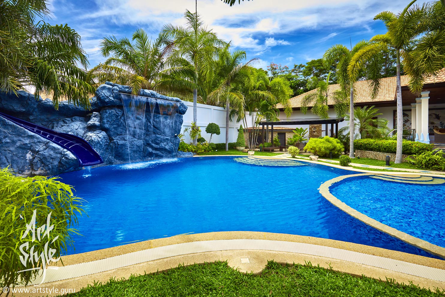Example of exterior shooting (private villa)