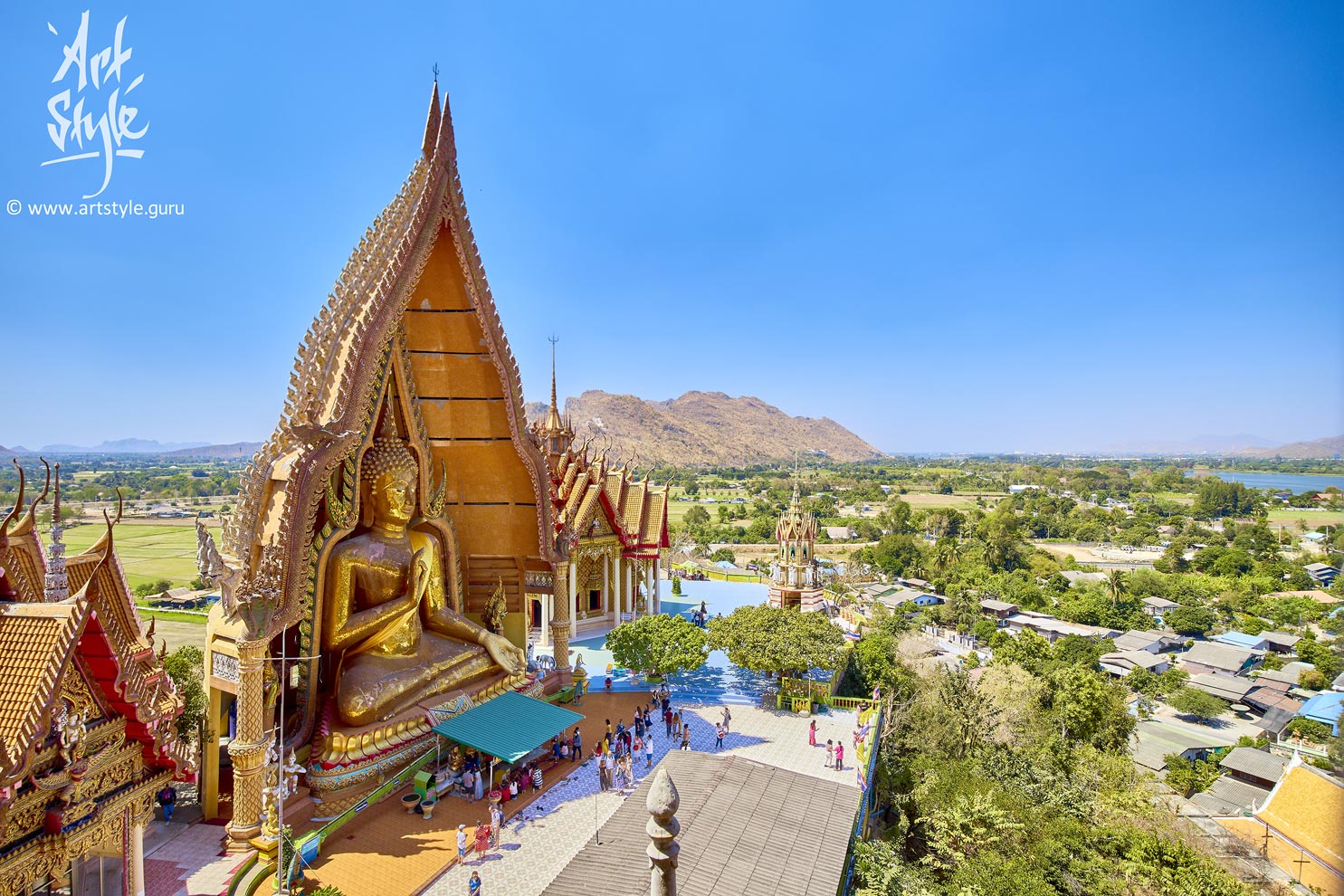 Wat Tham Sua, Kanchanaburi, Thailand.