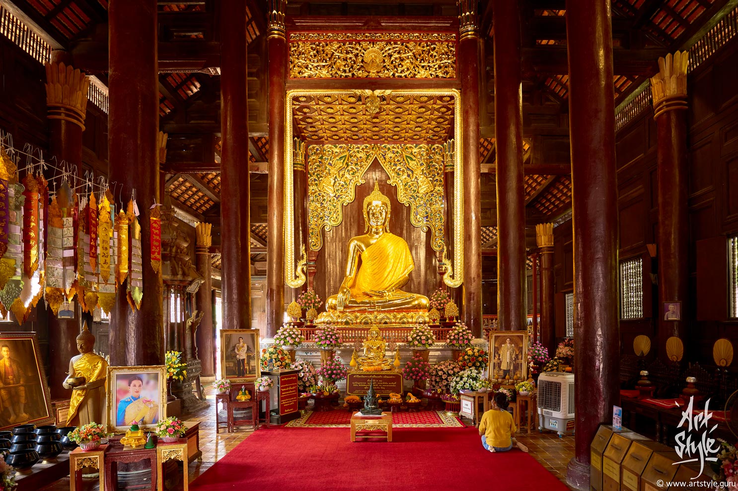 Wat Phantao, Chiang Mai, Thailand.