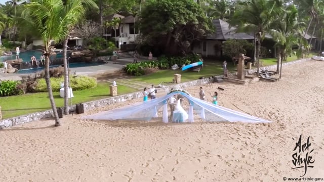 Full wedding from 2 hours of work, including aerial shooting (720p)